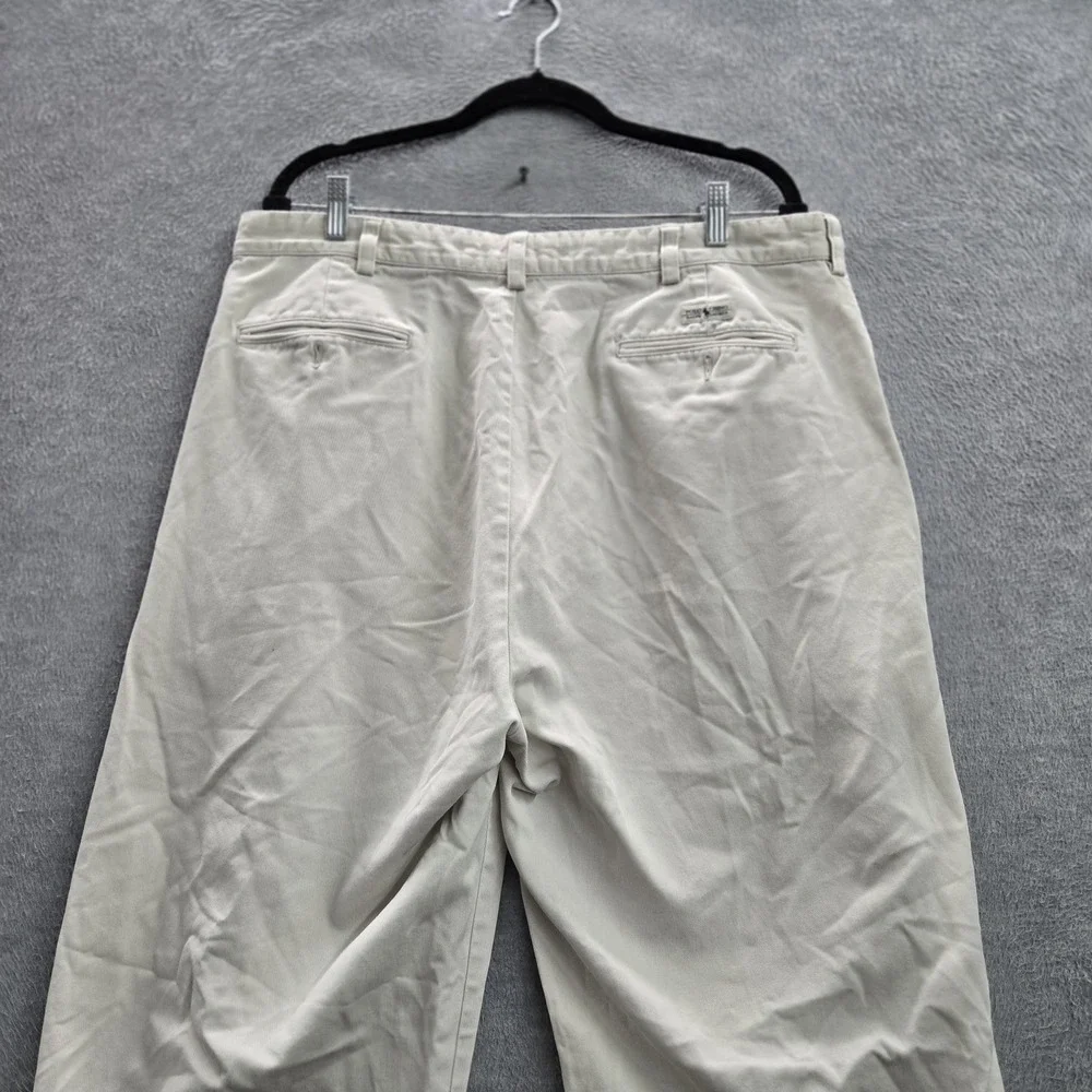 Polo Ralph Lauren Men Pants‎ 38X30 Beige Chino Twill Button Relaxed 26